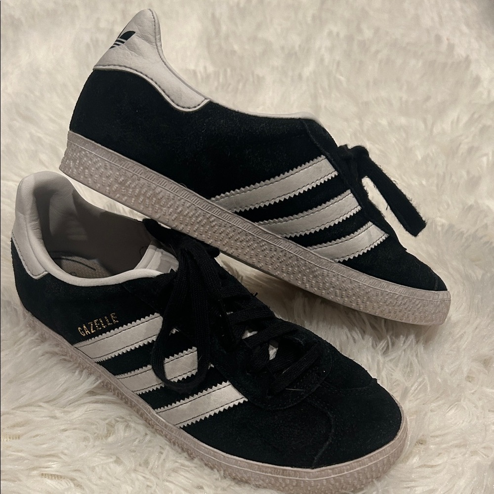 Adidas Gazelle Kids Black and White Sneakers